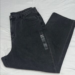 American Eagle Outfitters Men's Relaxed Black Jeans